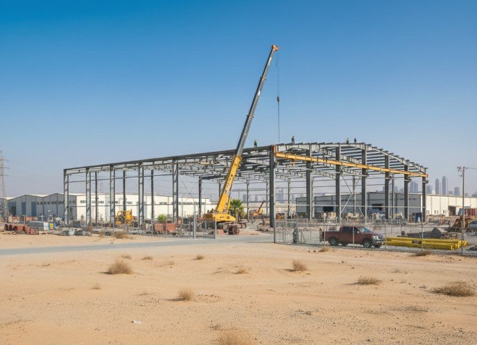 بناء الهناقر والمستودعات