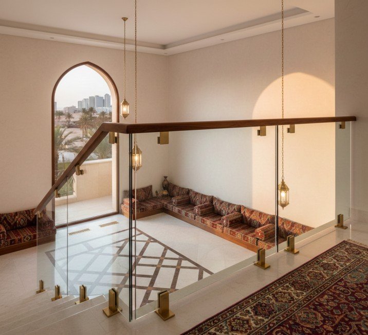 درابزين زجاج (هاندريل)