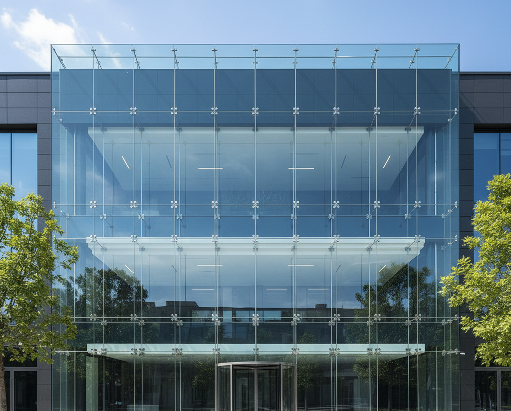 واجهات فريم لس – سبايدر زجاج